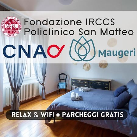 Ospedali E Universita - Policlinico San Matteo A 300M - Parcheggio Gratis Pavia Dış mekan fotoğraf